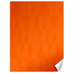 Line Orange Canvas 36  X 48  