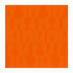 Line Orange Medium Glasses Cloth by Mariart