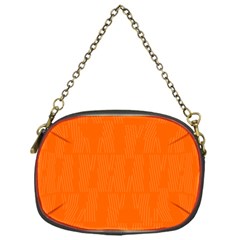 Line Orange Chain Purses (one Side) 