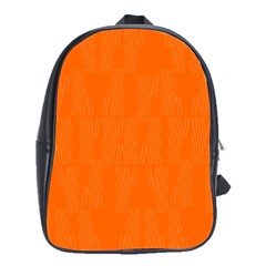 Line Orange School Bag (large) by Mariart