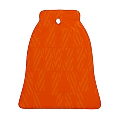 Line Orange Ornament (bell)