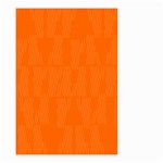 Line Orange Small Garden Flag (Two Sides) Front