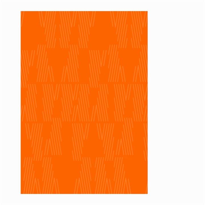 Line Orange Small Garden Flag (Two Sides)