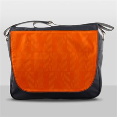 Line Orange Messenger Bags