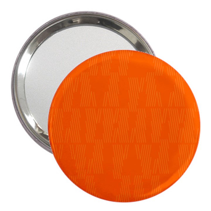 Line Orange 3  Handbag Mirrors