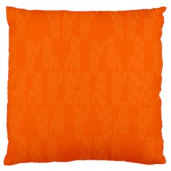 Line Orange Standard Flano Cushion Case (two Sides) by Mariart