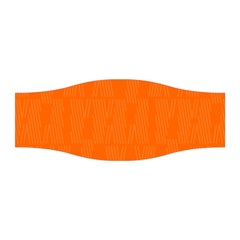 Line Orange Stretchable Headband