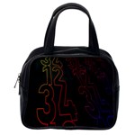 Neon Number Classic Handbags (One Side) Front