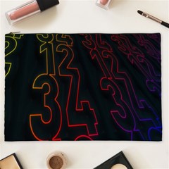 Neon Number Cosmetic Bag (xxl) 