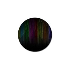 Line Rain Rainbow Light Stripes Lines Flow Golf Ball Marker (4 Pack)