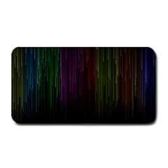 Line Rain Rainbow Light Stripes Lines Flow Medium Bar Mats