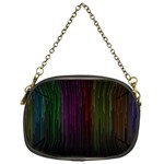 Line Rain Rainbow Light Stripes Lines Flow Chain Purses (One Side)  Front