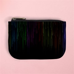 Line Rain Rainbow Light Stripes Lines Flow Mini Coin Purses by Mariart