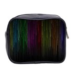 Line Rain Rainbow Light Stripes Lines Flow Mini Toiletries Bag 2-Side Back