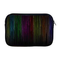 Line Rain Rainbow Light Stripes Lines Flow Apple Macbook Pro 17  Zipper Case