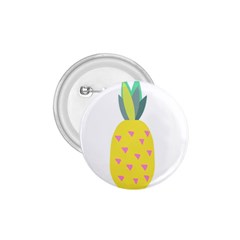 Pineapple Fruite Yellow Triangle Pink 1 75  Buttons by Mariart