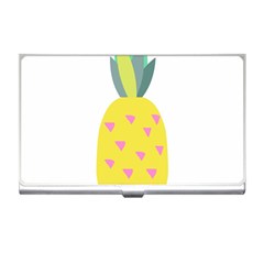 Pineapple Fruite Yellow Triangle Pink Business Card Holders