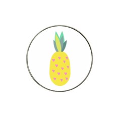 Pineapple Fruite Yellow Triangle Pink Hat Clip Ball Marker (10 Pack)