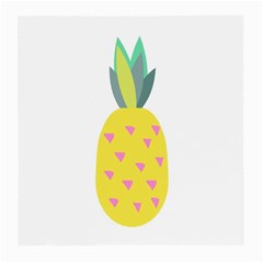 Pineapple Fruite Yellow Triangle Pink Medium Glasses Cloth (2-side) by Mariart