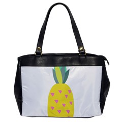 Pineapple Fruite Yellow Triangle Pink Office Handbags