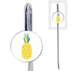 Pineapple Fruite Yellow Triangle Pink Book Mark