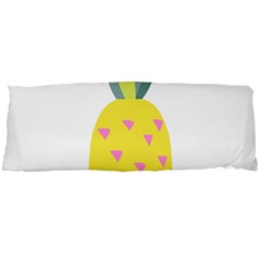 Pineapple Fruite Yellow Triangle Pink Body Pillow Case Dakimakura (two Sides) by Mariart