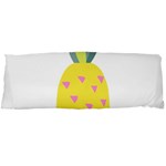 Pineapple Fruite Yellow Triangle Pink Body Pillow Case Dakimakura (Two Sides) Front