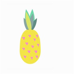 Pineapple Fruite Yellow Triangle Pink Large Garden Flag (two Sides)