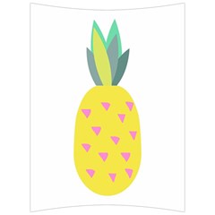 Pineapple Fruite Yellow Triangle Pink Back Support Cushion by Mariart