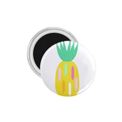 Pineapple Fruite Yellow Triangle Pink White 1 75  Magnets by Mariart