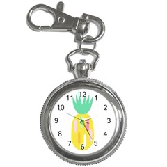 Pineapple Fruite Yellow Triangle Pink White Key Chain Watches by Mariart