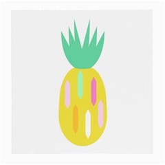 Pineapple Fruite Yellow Triangle Pink White Medium Glasses Cloth (2-side) by Mariart