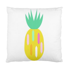 Pineapple Fruite Yellow Triangle Pink White Standard Cushion Case (two Sides)