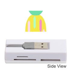 Pineapple Fruite Yellow Triangle Pink White Memory Card Reader (stick) 