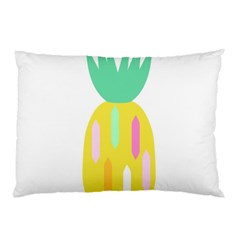 Pineapple Fruite Yellow Triangle Pink White Pillow Case (two Sides) by Mariart