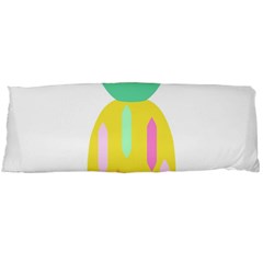 Pineapple Fruite Yellow Triangle Pink White Body Pillow Case (dakimakura) by Mariart