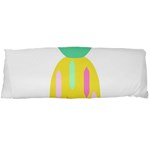 Pineapple Fruite Yellow Triangle Pink White Body Pillow Case Dakimakura (Two Sides) Front