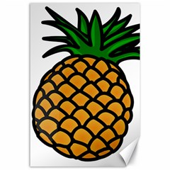 Pineapple Fruite Yellow Green Orange Canvas 24  X 36 