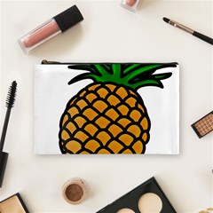 Pineapple Fruite Yellow Green Orange Cosmetic Bag (medium) 