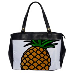 Pineapple Fruite Yellow Green Orange Office Handbags by Mariart