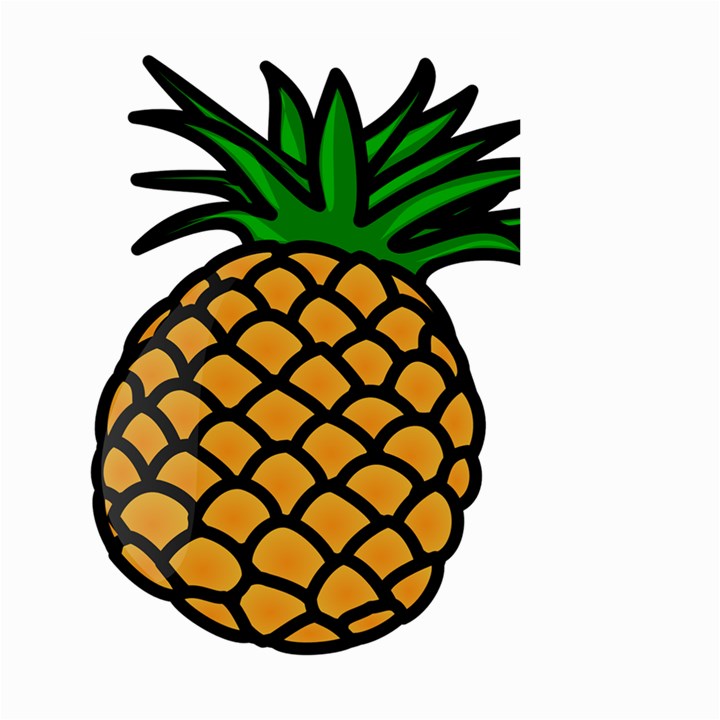 Pineapple Fruite Yellow Green Orange Large Garden Flag (Two Sides)