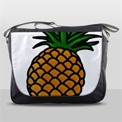 Pineapple Fruite Yellow Green Orange Messenger Bags