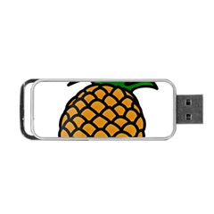 Pineapple Fruite Yellow Green Orange Portable Usb Flash (two Sides)