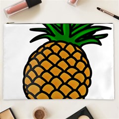 Pineapple Fruite Yellow Green Orange Cosmetic Bag (xxl)  by Mariart