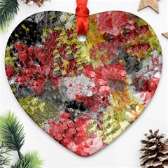 Garden Abstract Ornament (heart) by digitaldivadesigns