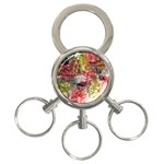 Garden Abstract 3-Ring Key Chains Front