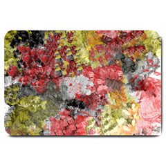 Garden Abstract Large Doormat  by digitaldivadesigns