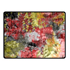 Garden Abstract Fleece Blanket (small) by digitaldivadesigns