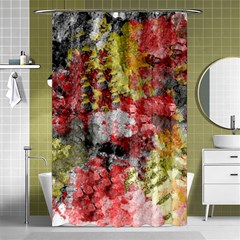 Garden Abstract Shower Curtain 48  X 72  (small)  by digitaldivadesigns