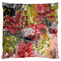 Garden Abstract Large Cushion Case (two Sides) by digitaldivadesigns